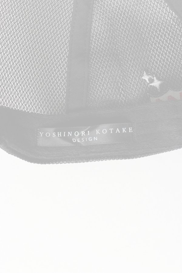 画像13:   YOSHINORI KOTAKE DESIGN ヨシノリコタケ メッシュキャップ ローリングストーンズデザイン YK3DE-RS444 BLK/WHT BLK BLK/WHT {-BES}  :YK-BES-11-F  (13)