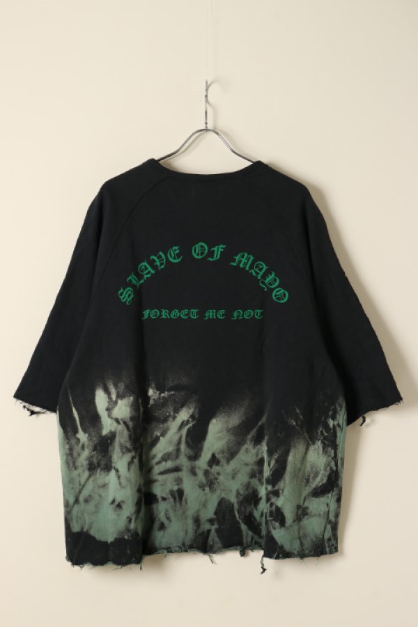 画像6: 【 30%OFF セール27,500円→19,250円】 MAYO×slave of fashion メイヨー×スレイブオブファッション  【SLAVE OF MAYO】DOUBLE NAME LIMITED ITEM Fire SWEAT Tee{-BBA} (6)