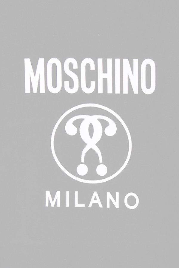 画像3:   MOSCHINO モスキーノ ダブルクエスチョンマークプリントジャージTシャツ{ZA07200240-1555-AIS} (3)