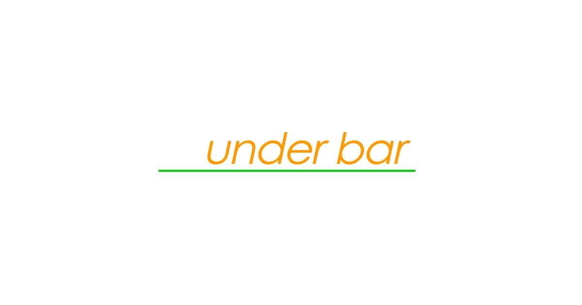 under bar（アンダーバー）オフィシャルサイト | セレクトショップ