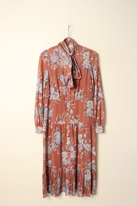 グレースコンチネンタル レトロブーケワンピース