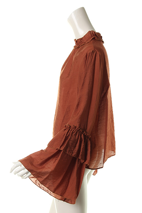SOLD}AULA AILA アウラアイラ FLARE SLEEVE BLOUSE{-AHA} - underbar