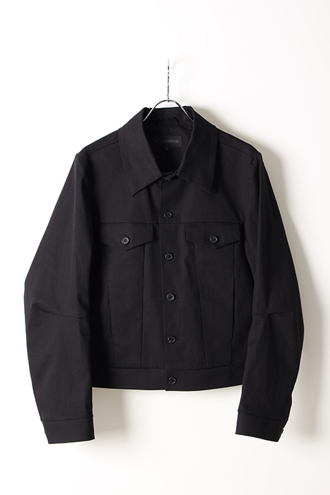 {SOLD}ANN DEMEULEMEESTER アンドゥムルメステール JACKET GREENWOOD BLACK{1907-3006-160-099-BLK-AIS}