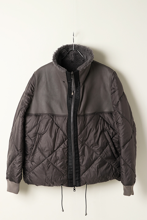 Giorgio Brato ダークグレー レザージャケット Giorgio Brato グレー レザージャケット サイズ50