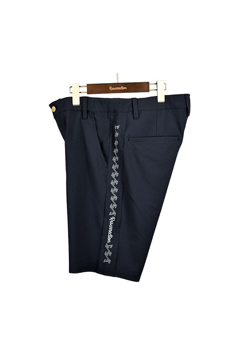 新品】レザレクション ハーフパンツ メンズ グレーストライプ M