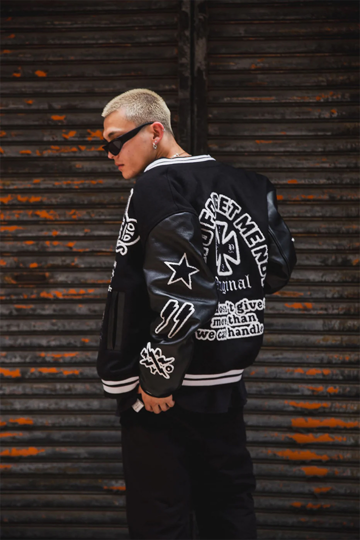 UNITED TOKYO マーブルプリントスタジャン UNITED TOKYO（ユナイテッドトウキョウ）の「マーブルプリント