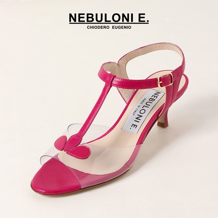 ネブローニ 赤×ピンク サンダル NEBULONI E - サンダル
