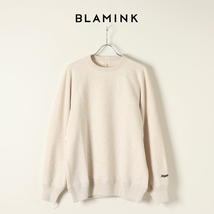 SOLD}【Regular item】BLAMINK ブラミンク 吊裏毛ロゴロングスリーブ