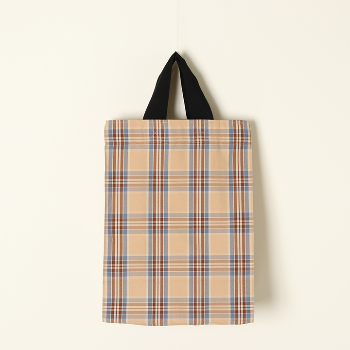 SOLD}BLAMINK ブラミンク R PE CHK TOTE BAG バッグ{7932-299-0123-BEG