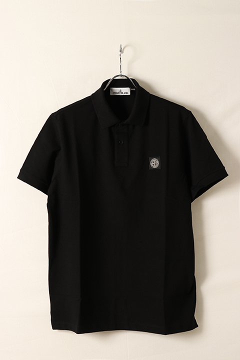 ストーンアイランド　黒　ポロシャツ　XLサイズ　スリムフィット15000円即決希望です