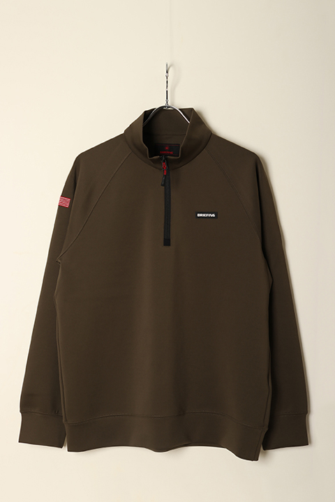 SOLD}ブリーフィング ゴルフ BRIEFING GOLF MENS 3D LOGO HALF ZIP