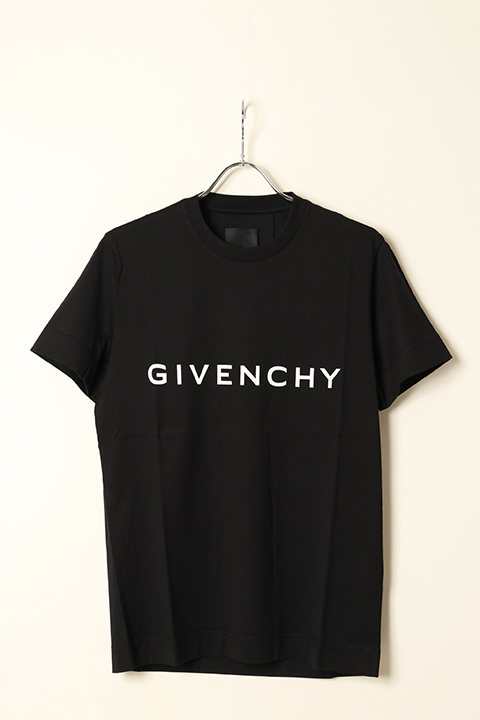 SOLD}GIVENCHY ジバンシィ ブランドロゴ スリムフィットTシャツ{-BCS