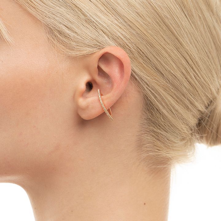 SOLD}Hirotaka ヒロタカ Bow Ear Cuff{-AIA} - underbar