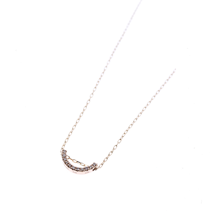 HIROTAKA Bow Diamond Necklace S