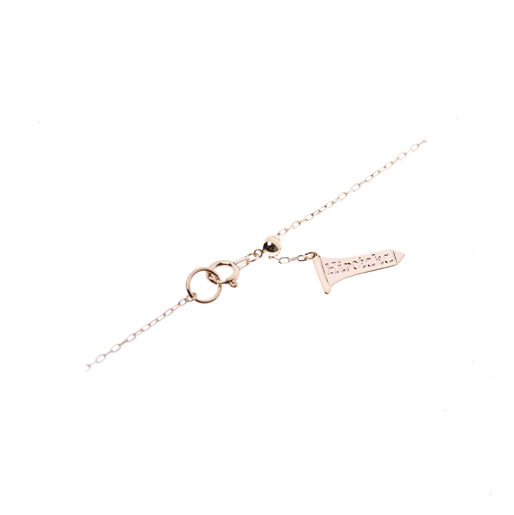 Hirotaka ヒロタカ Bow Diamond Necklace SYellow Gold{ BJA}   underbar