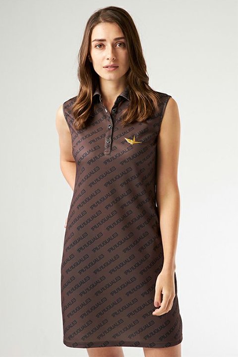 {SOLD}1PIU1UGUALE3 GOLF ウノピゥウノウグァーレトレ ゴルフ LADIES' DIAGONAL LOGO N/S ONE PIECE{GST085-POE350-75/99-BBS}
