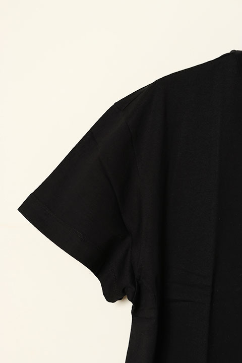 JIL SANDER+ ジルサンダープラス 23SS 裾ロゴパッチ半袖Tシャツ ブラック 3枚セット ブラック J47GC0001 J45048