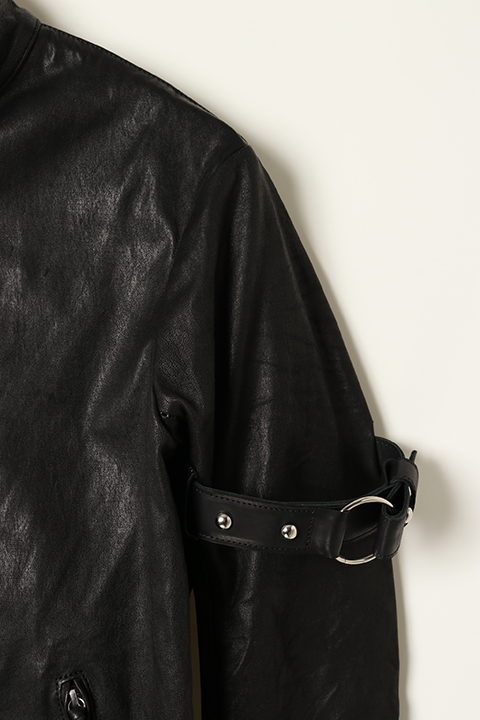 FranCisT_MOR.K.S. フランシストモークス Stretch Lamb Leather JKT