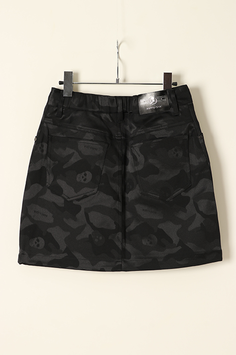 SOLD}MARK & LONA マークアンドロナ Gauge Jacquard Camo Skirt