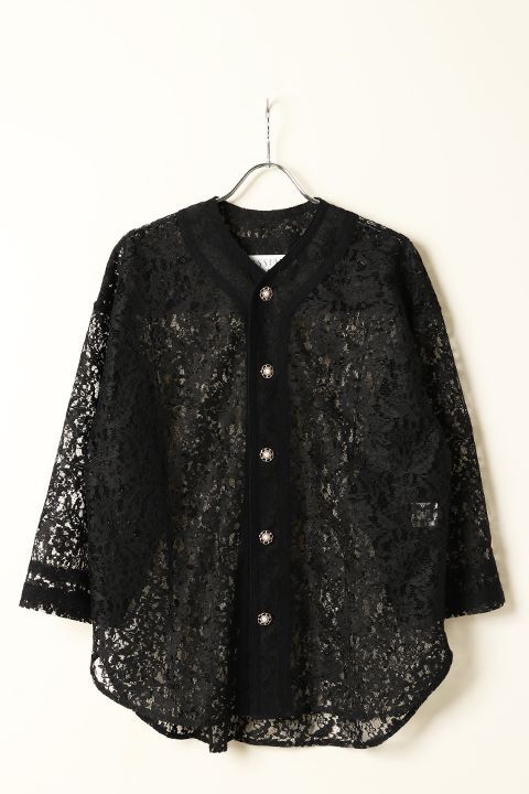 SOLD}el conductorH コンダクター FLOWER LACE BASEBALL TOP{-BCS