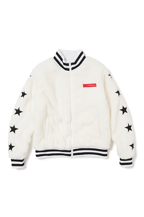 SOLD}V12 ヴィ・トゥエルヴ F/Z FURJACKET{V122020-JK07-WHT-BJA