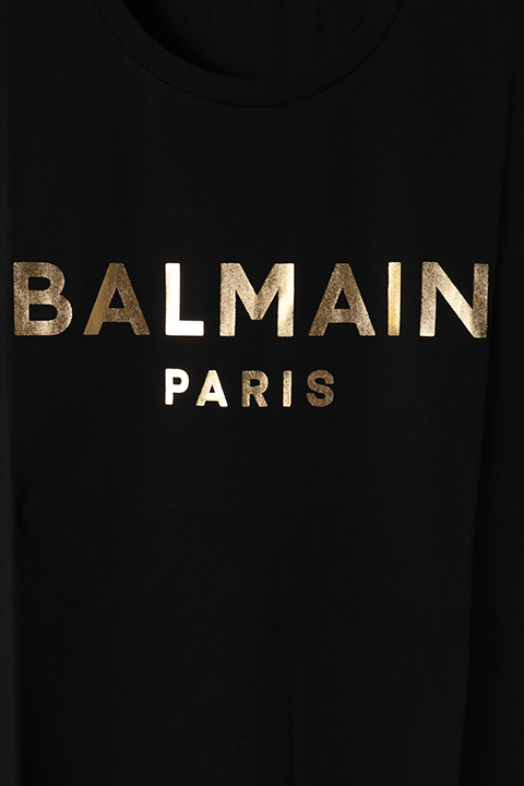 FRAME-LOGO{11EF000G065-GAB-BAS}-　BH2　バルマン　BALMAIN　T-SHIRTS